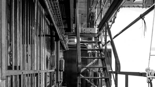 Technical corridor above the stage - Vichy Opera House