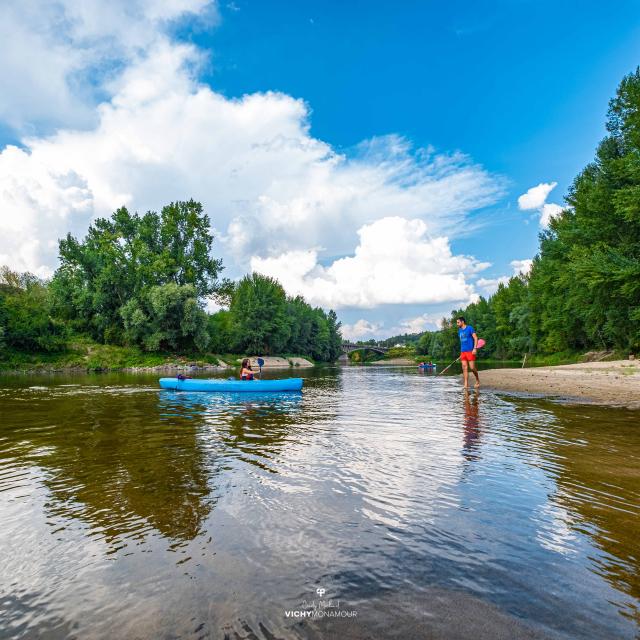 Canoë sur l'Allier