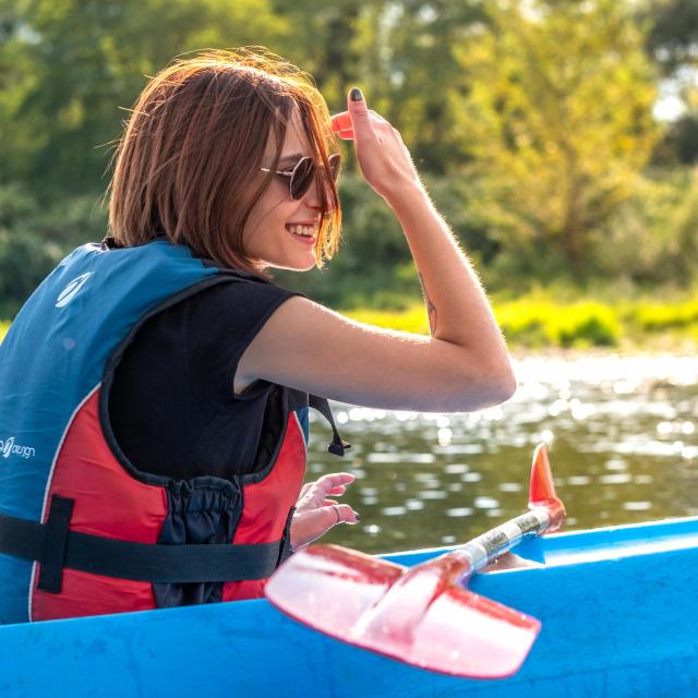 Canoë sur l'Allier