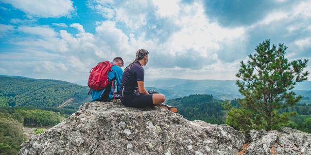 Point de vue depuis Pierre Châtel